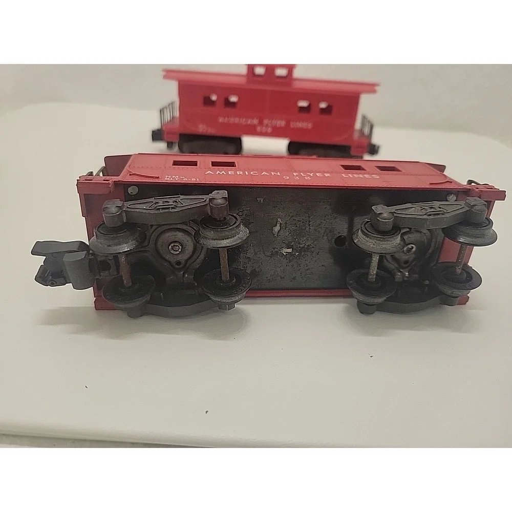 Lot 3 American Flyer 806 904 938 Red Caboose S Gauge Train Cars
